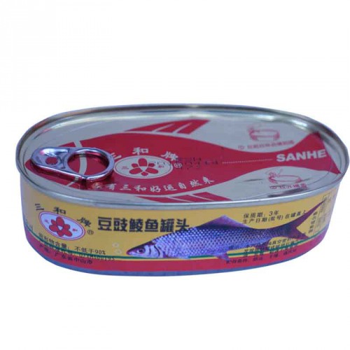 Гуандун Speciality Sanhe консерви з риби даце в фасолевом соусі, 207 г