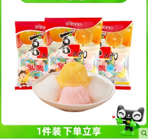 Желе з молочною кислотою Xizhilang 360 г, дитячі закуски, післяобідній чай