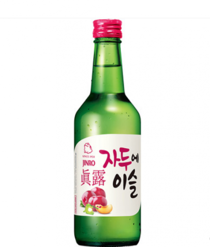 Соджу Корейська горілка слива, 360 мл 13%