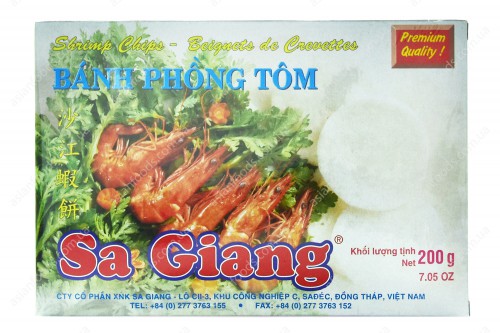 Чіпси смак креветки 200г TM "Sa Giang" 