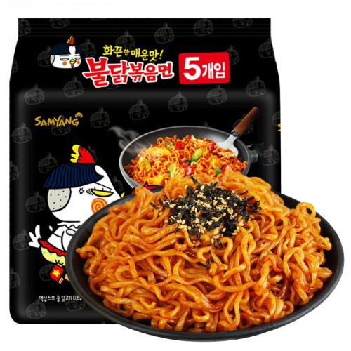 Корейська локшина дуже гостра зі смаком курки SAMYANG Buldak Hot Chicken Flavor Ramen (Корея), 140 г