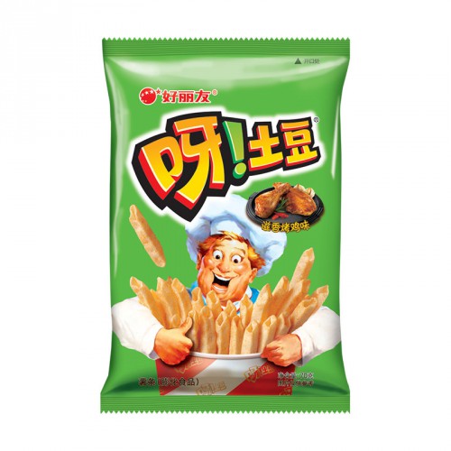 Orion Puffed French Fries Casual Snack Ya! Картопля, смажена курка зі смаком 70 г пакет