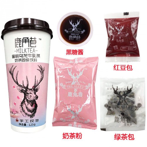 Lujiao Lane Чай с молоком Чай с молоком Гонконгский стиль Персиковый улун Чай с молоком