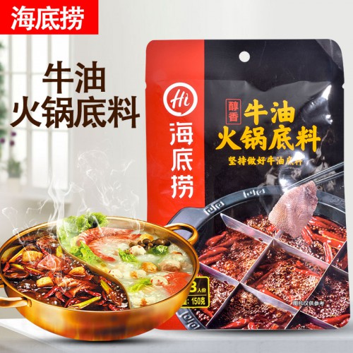 Haidilao Основа для горячих блюд Аутентичная основа для горячих блюд hotpot из провинции Сычуань Чунцин с острым маслом 150g