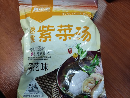 速食 紫菜汤 蛋花味