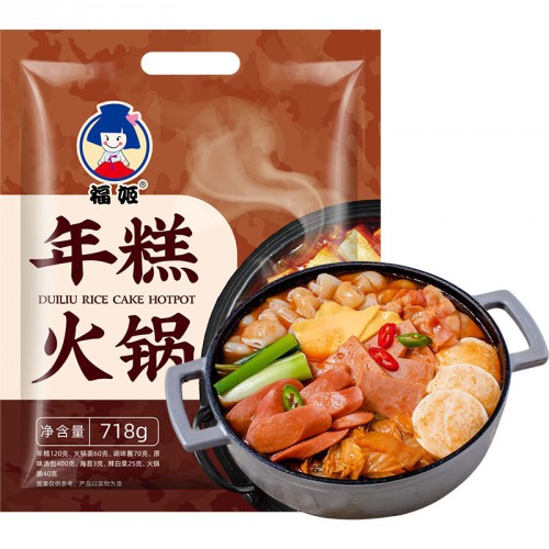 Корейський рисовий пиріг Hot Pot 718g （koren rice cake hotpot）