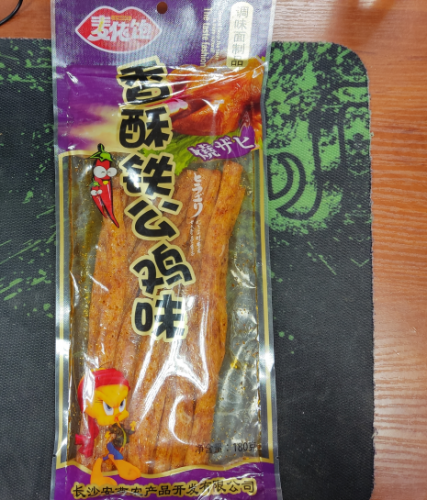 麦依饱 香酥铁公鸡味 调味面制品 180g