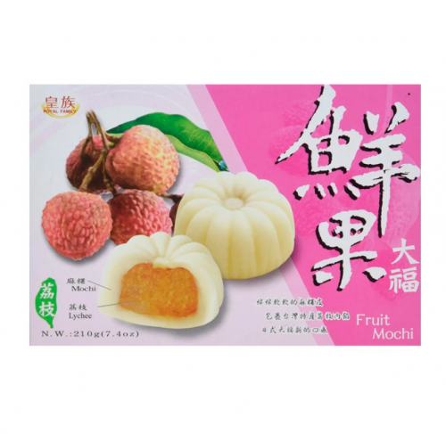 Тістечка Моті з Фруктовим Лічі Fruit Mochi Lychee Flavor, ТМ Royal Family 210г