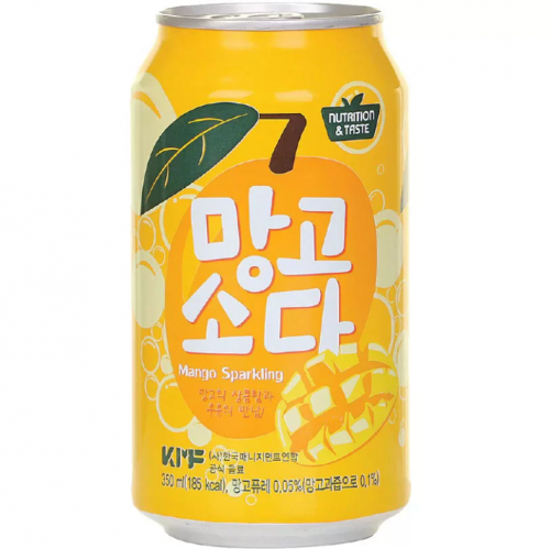 韩国碳酸饮料芒果SFCBIO 350毫升