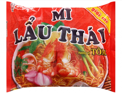 Лапша быстрого приготовления Mi Lau Thai Huong Vi Tom с креветками 81g