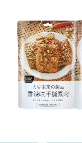 马马妈香辣味手撕素肉网红零食蛋白大豆制品素肉豆干小吃休闲食品 110g