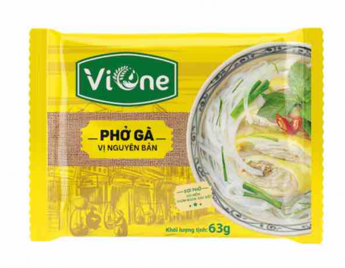 Вьетнамская лапша быстрого приготовления Pho GA с курицей Vione 63g