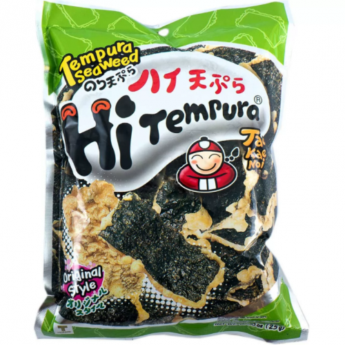 Снэк из хрустящих водорослей Tao Kae Noi классические Hi Tempura 25g