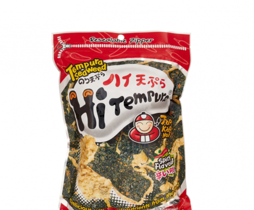 Снэк из хрустящих водорослей Tao Kae Noi острые Hi Tempura 25g