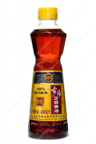 古币纯芝麻香油450ml 家用小瓶香油凉拌调味品 烹饪火锅蘸料