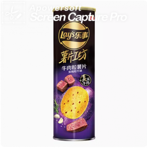 Lay's/乐事薯片工坊牛肉粒薯片炭烤和牛味90g