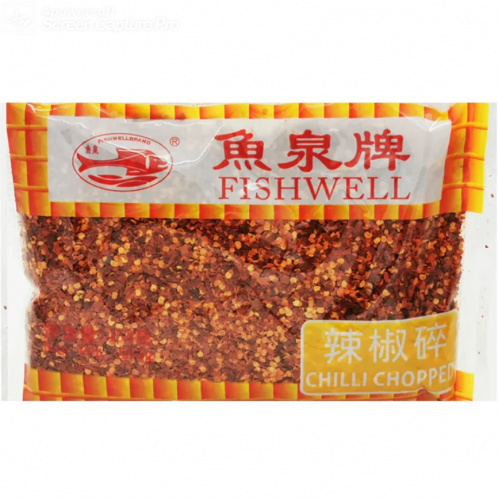 Fishwell сушеный измельченный перец чили 鱼泉牌辣椒碎 454g