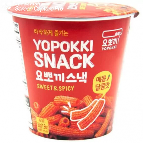 韩国网路人气推荐 - 韩国年糕零食 甜辣风味 50g Yopokki 韩国