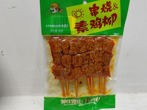 串烧 素鸡柳8090后怀旧网红小豆皮零食小吃休闲食品 90g