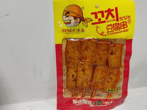 豆腐串香辣味8090后怀旧网红小豆皮零食小吃休闲食品 90g