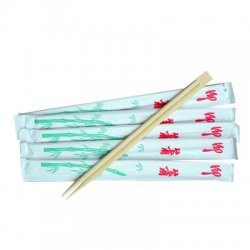 Палочки для еды, одноразовые бамбуковые «Chopstiks» (bamboo), 24 см