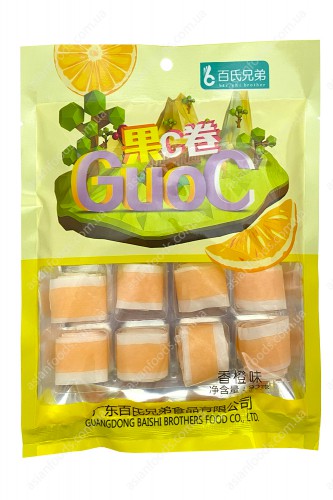 GuoC橙子味水果卷糖