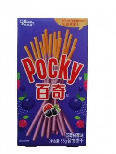 百奇蓝莓树莓味装饰饼干