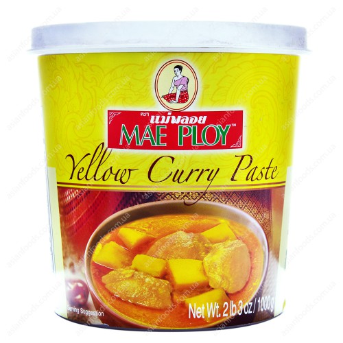 泰国进口 泰娘咖喱 MAEPLOY黄咖喱酱 泰式咖哩1kg 鱼蛋咖喱